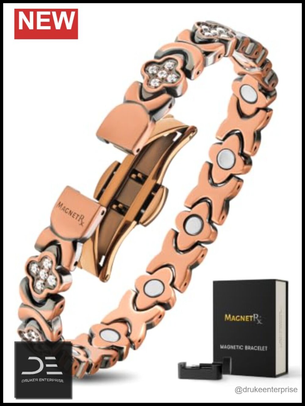 MagnetRX Pure Copper Magnetic Bracelet Women Wellness